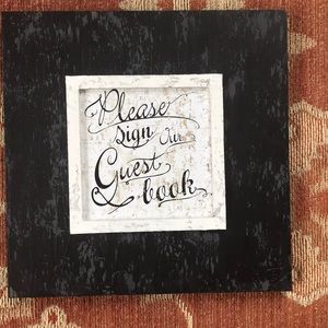 Guest Book sign